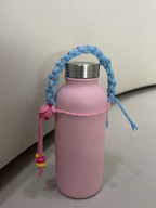 Macrame Bottle Holder Adjustable to Any Size and Height