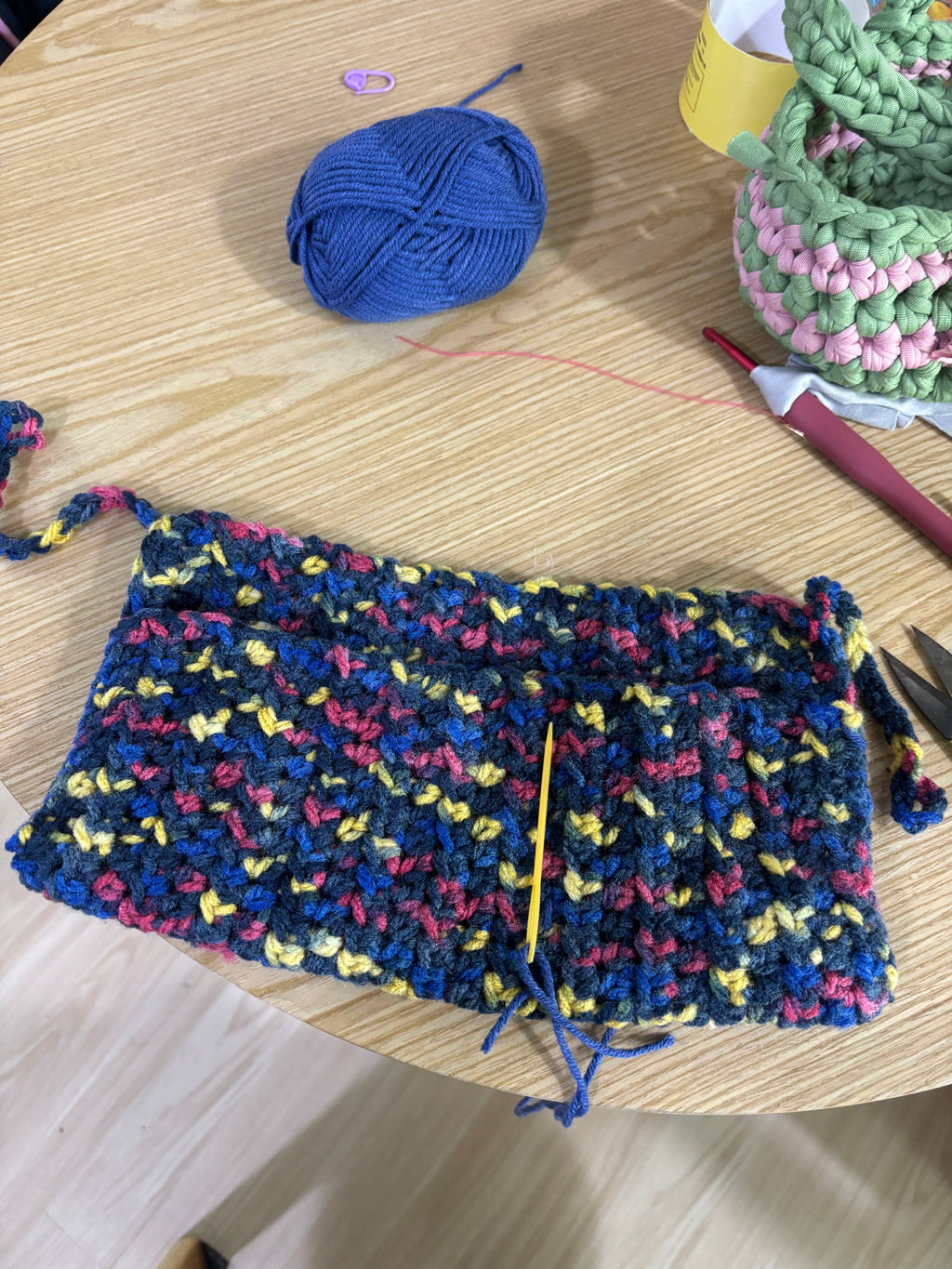 2D Crochet Totebag Pocket Organizer
