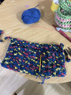 2D Crochet Totebag Pocket Organizer