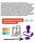 3D Print Ink Stamp: Using Block Tinkercad (4-Hour Session)