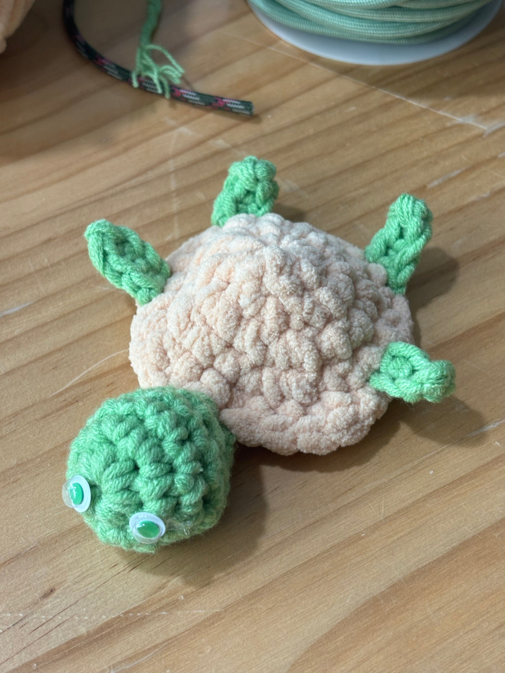 Amigurumi Crochet Mr Turtle Coaster Drink