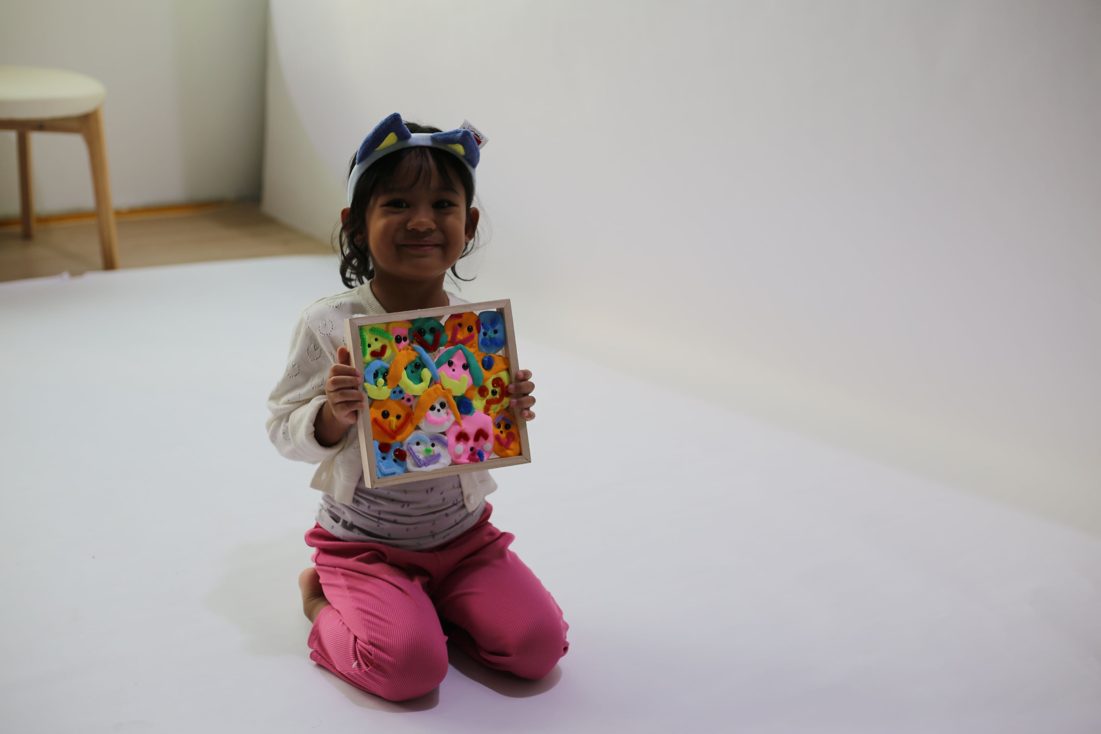 DIY Airclay Emotions on Frame