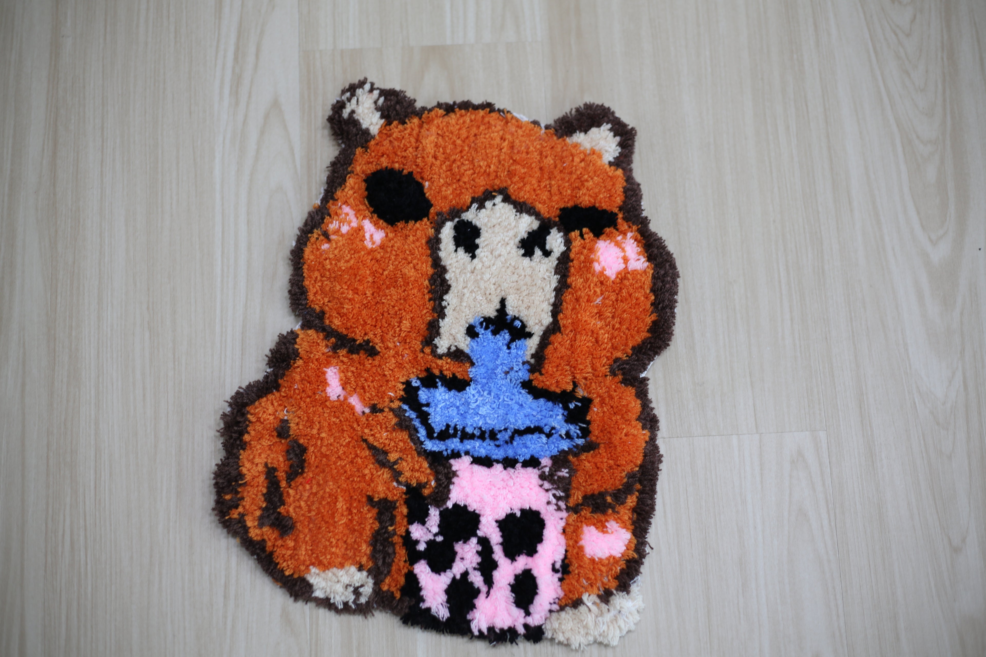 Rug Tufting: Capybara Cartoon Animal