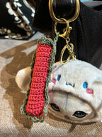 2D Crochet Lipbalm / Lipstick / Perfume Keychain Holder