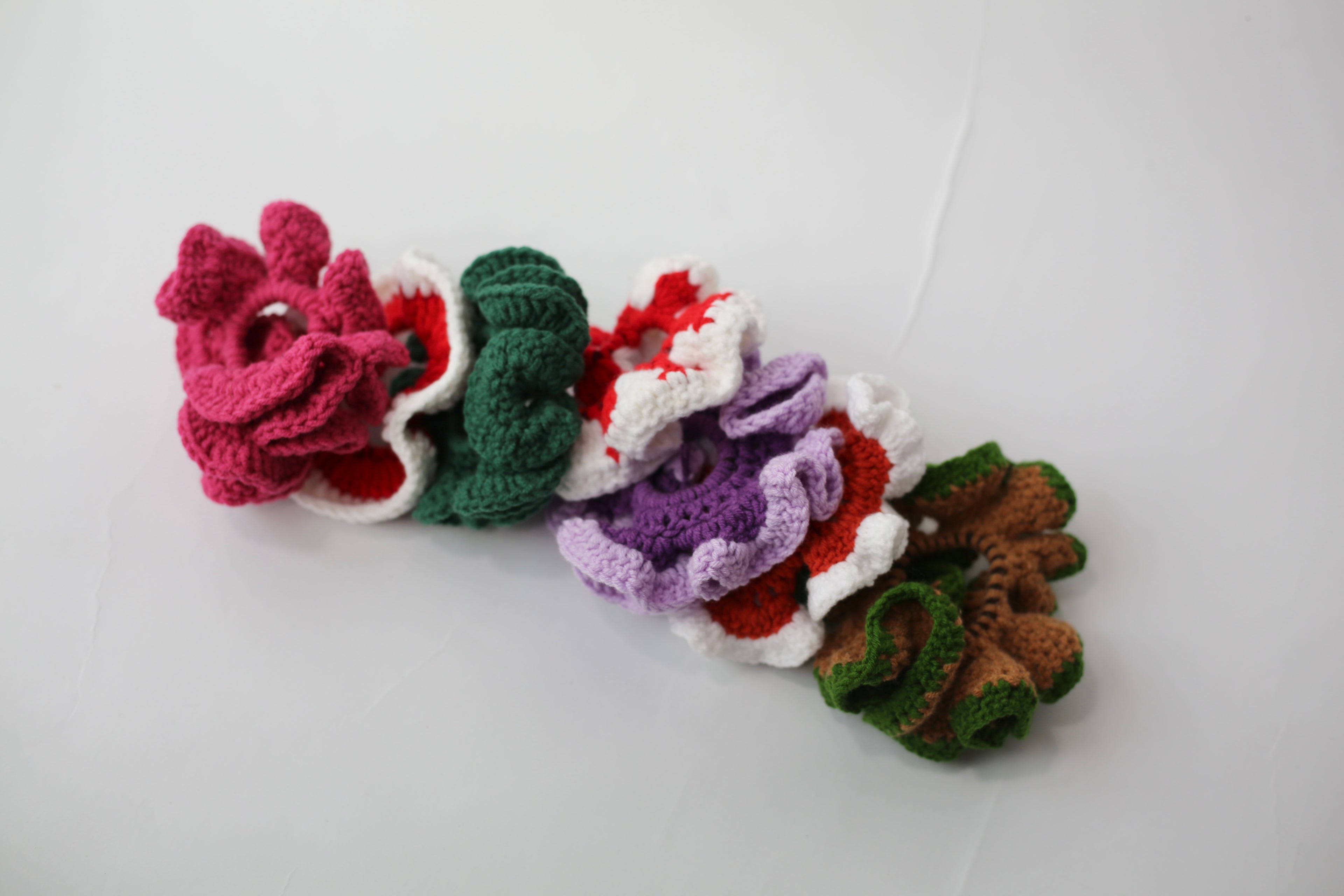 2D Crochet Scrunchie Making