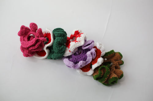 2D Crochet Scrunchie Making