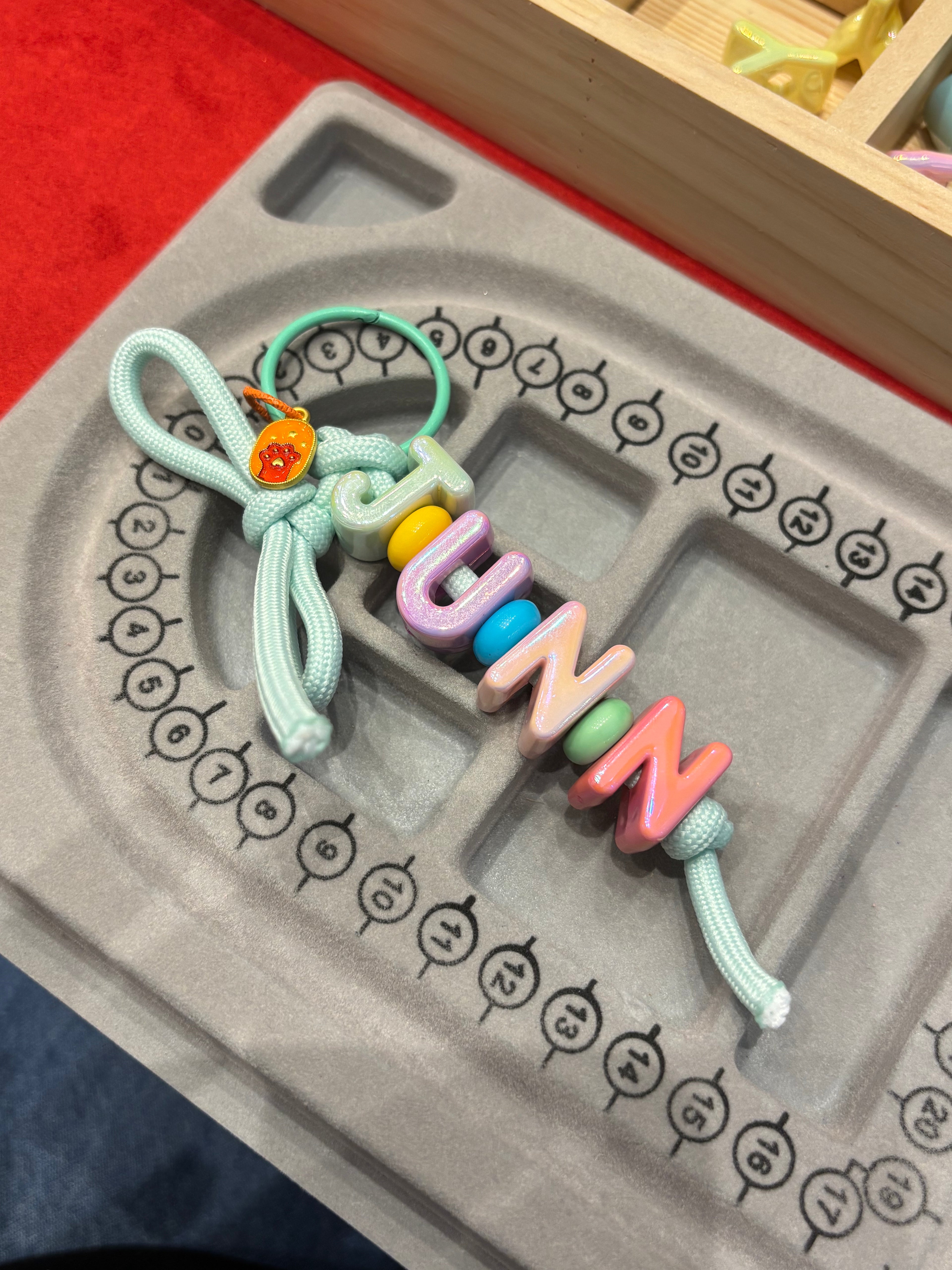 DIY ABC JUMBO Macrame Keychain