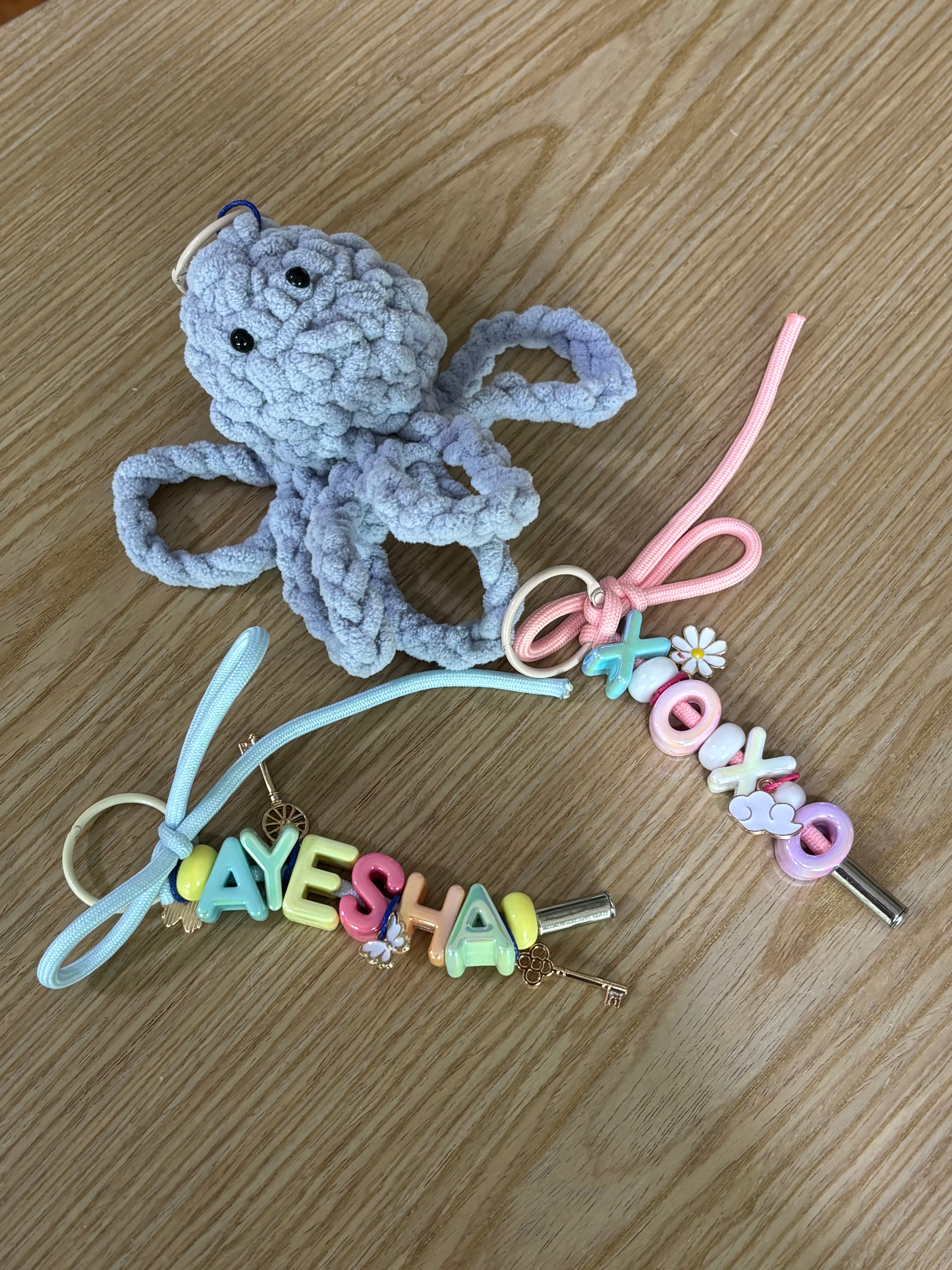 DIY ABC JUMBO Macrame Keychain
