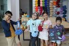 Hand Weaving - Dumpling Size Cotton Chunky Yarn Bag