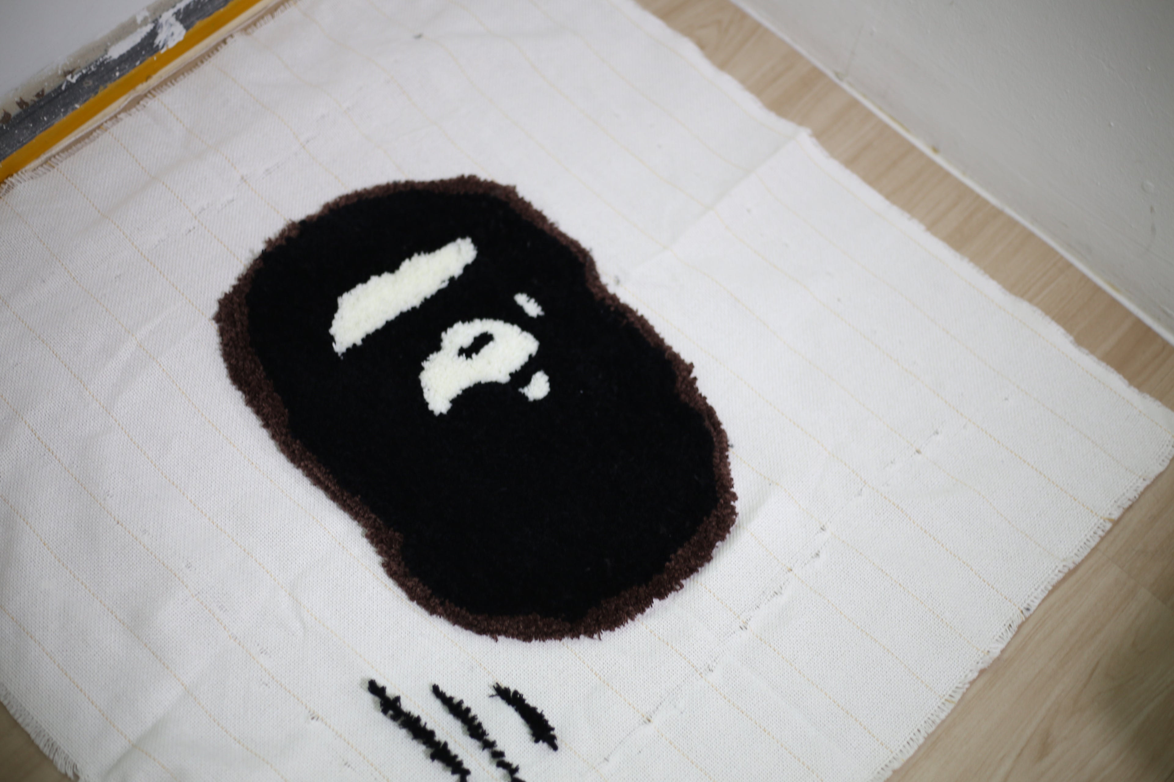 Rug Tufting: B*PE Gorilla Wall Art