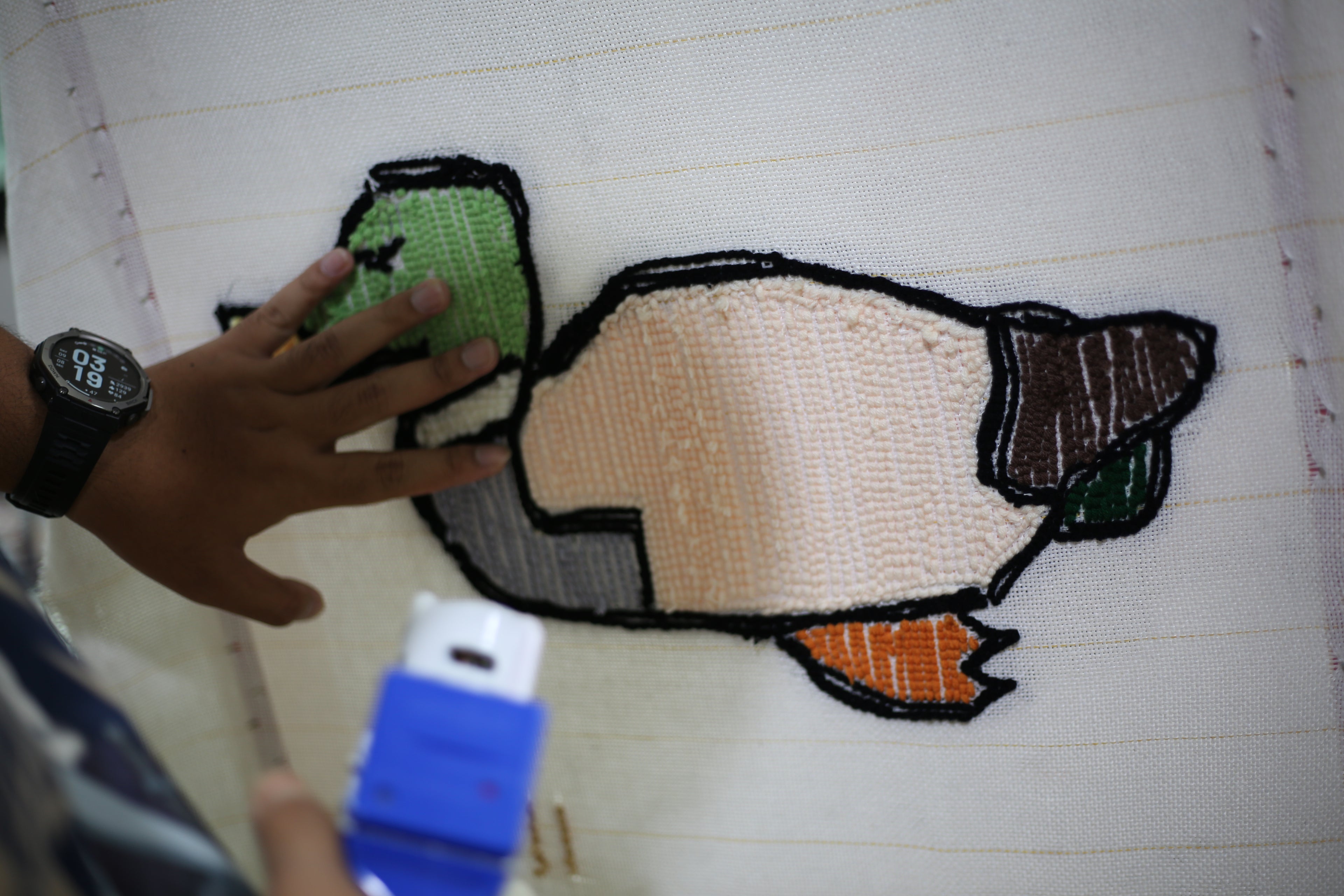 Rug Tufting: Duck H*man M*de