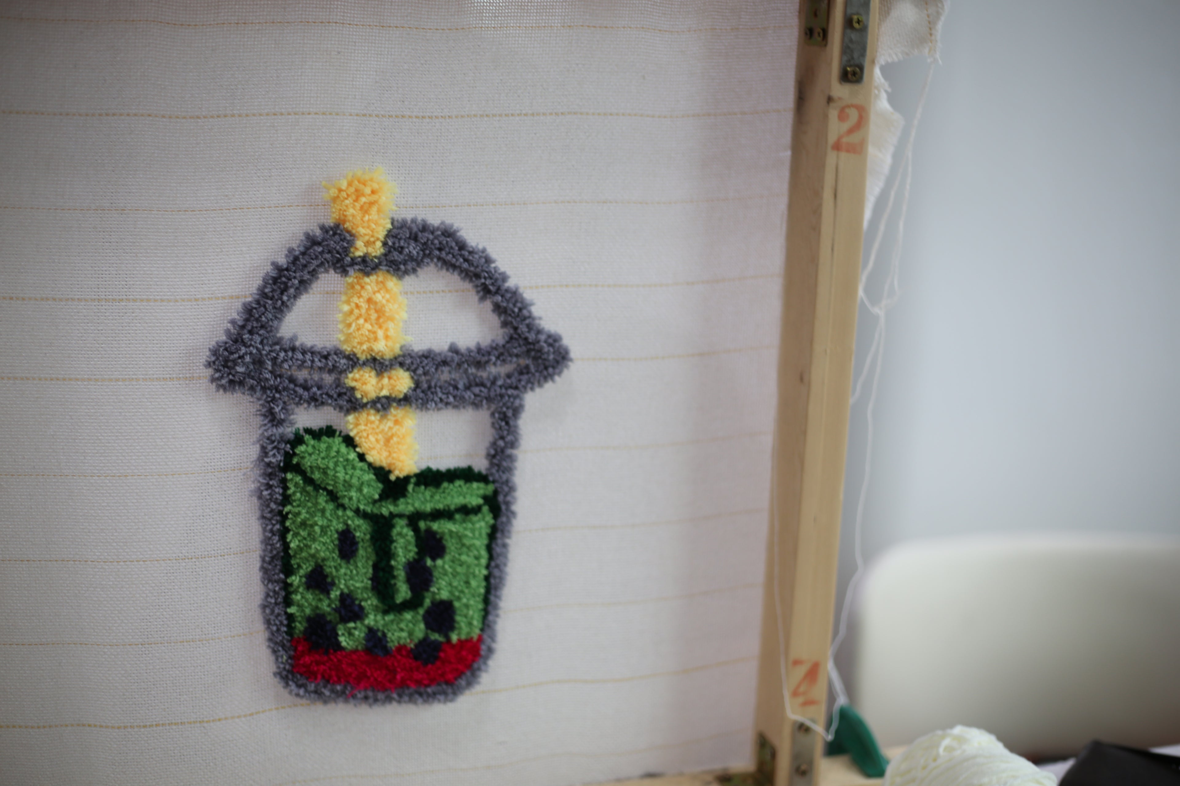 Rug Tufting:  Bubble Tea