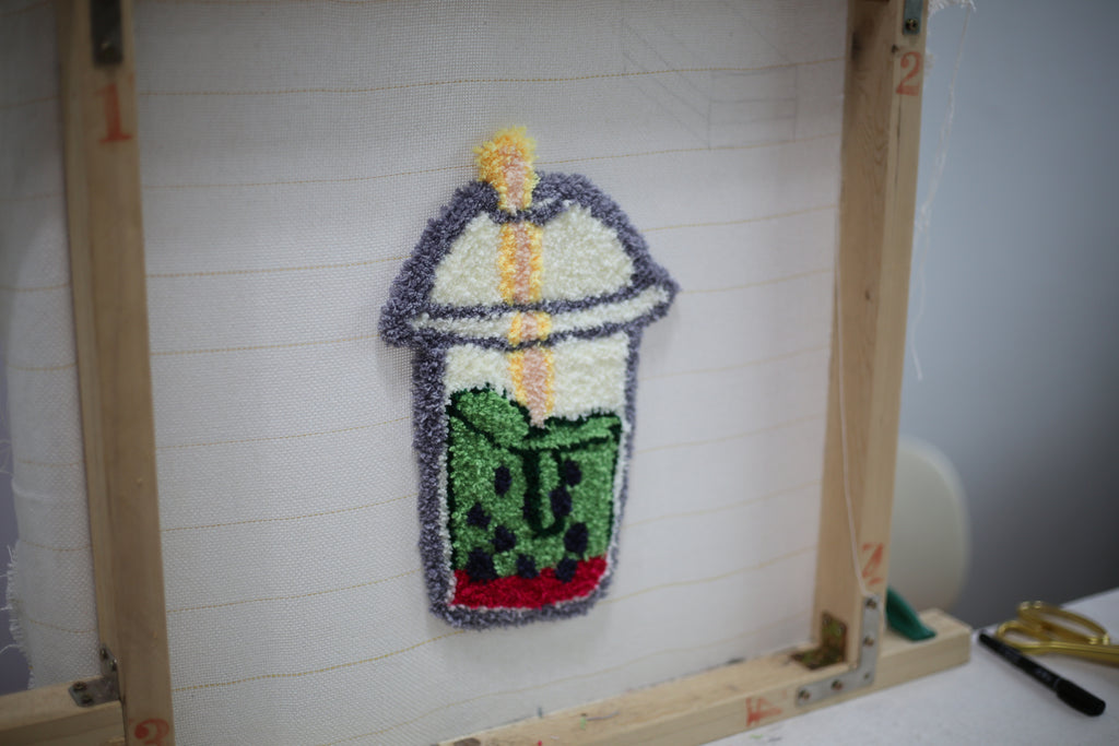 Rug Tufting:  Bubble Tea