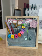 Denim Reborn: Hybrid Art Frame