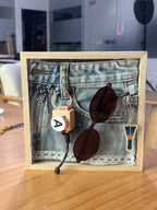 Denim Reborn: Hybrid Art Frame