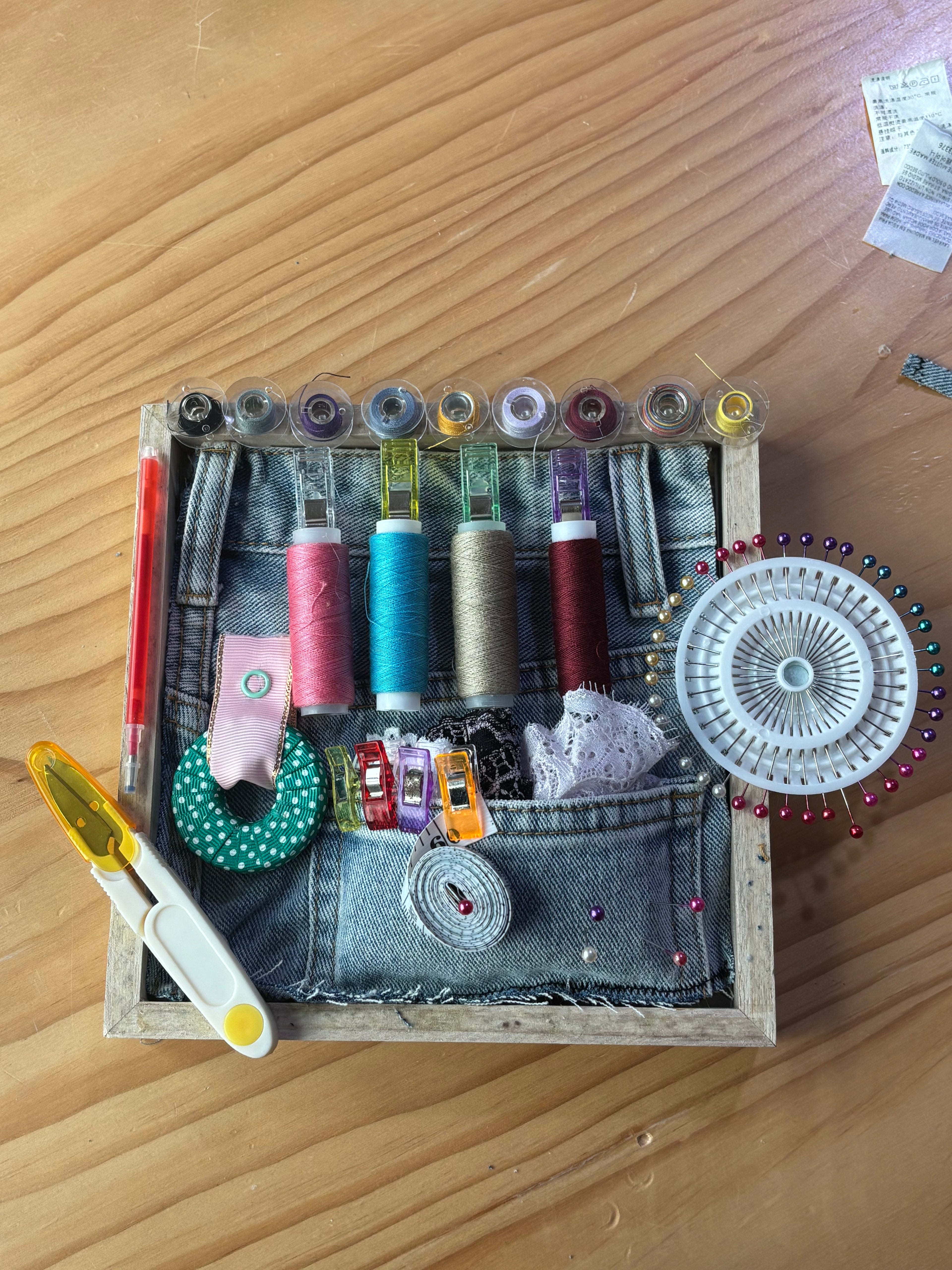 Denim Reborn: Hybrid Art Frame